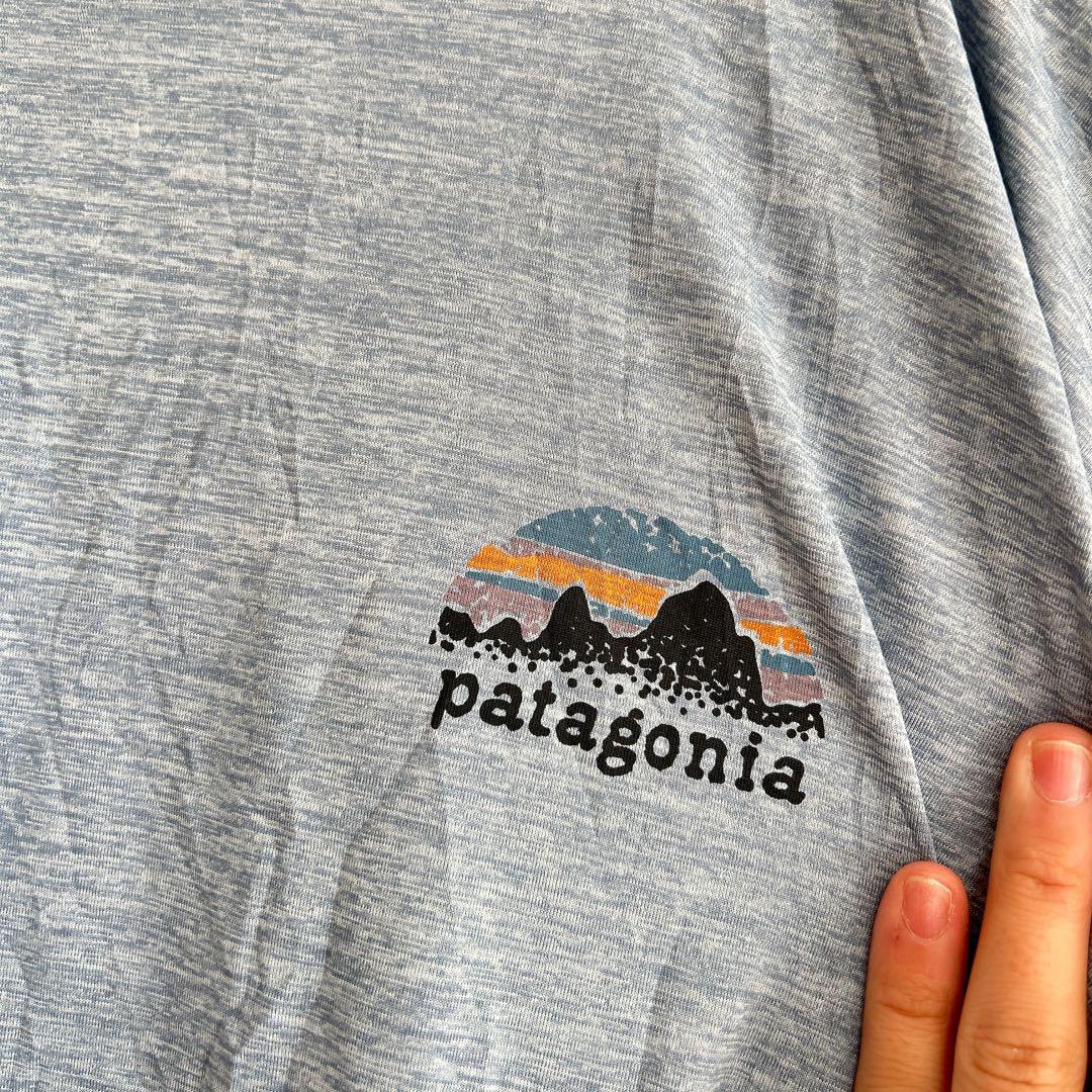 【3XL】patagonia Capilene Cool Tシャツライトブルー