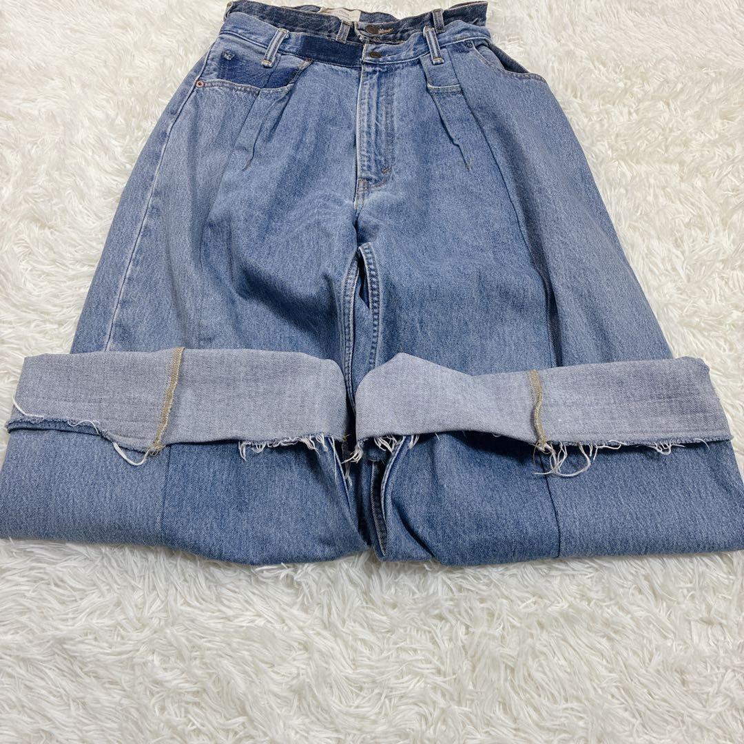 77サーカ × カレンソロジー 別注 バギー デニムパンツ ワイド リメイク M
