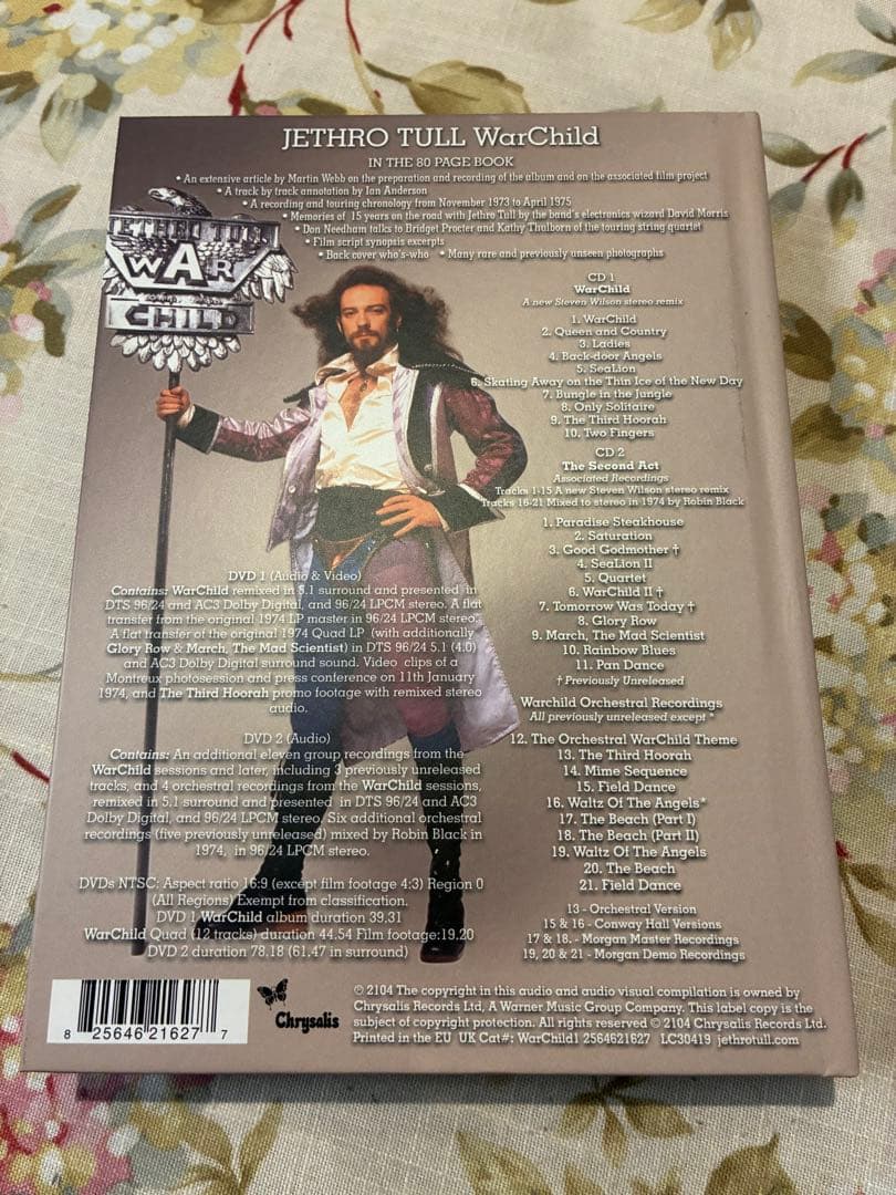 洋楽 Jethro Tull WarChild 40th Anniversary