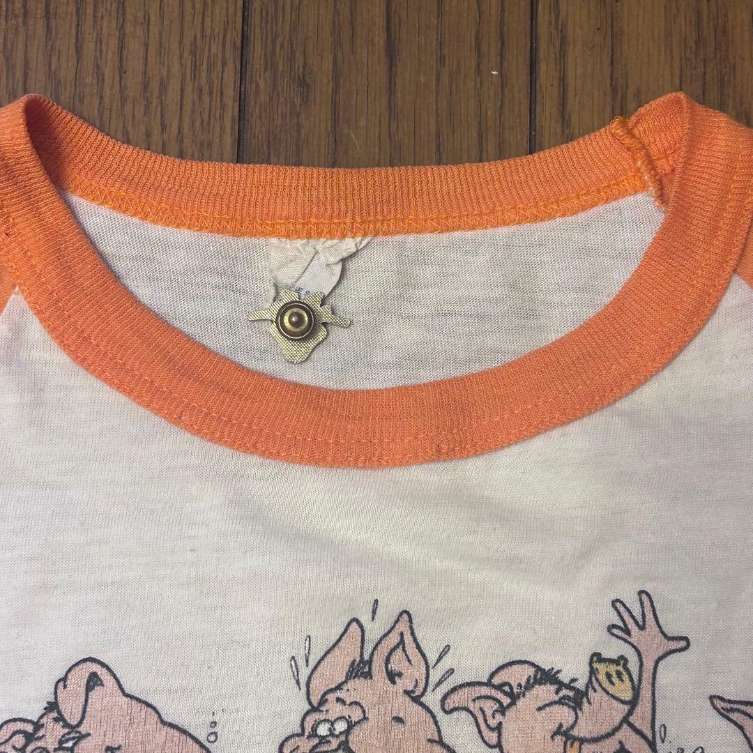 70s ラグラン エロt アニマルt tシャツ ヴィンテージ tシャツ