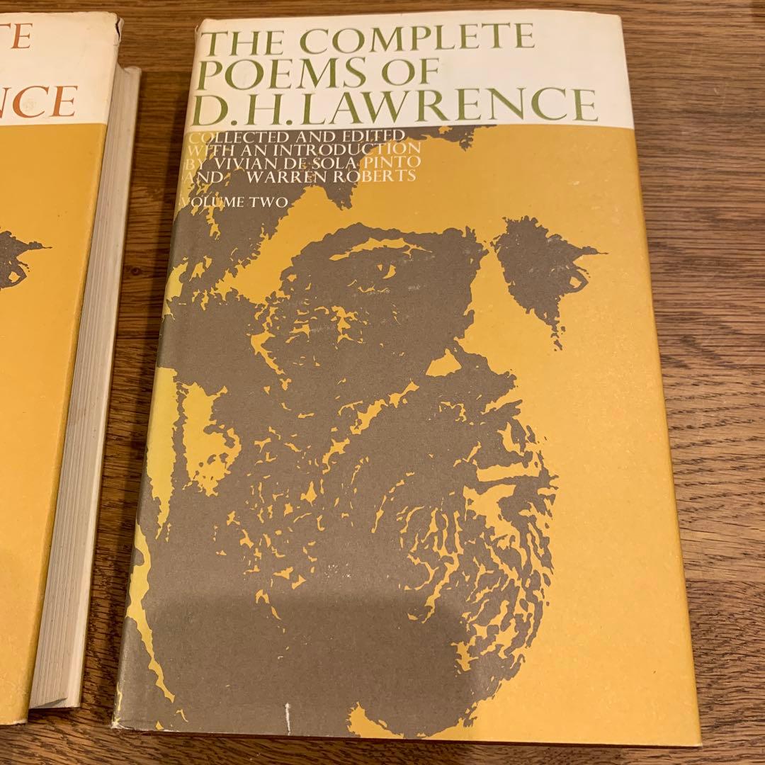 洋書 Complete Poems of D. H Lawrence Vols 1&2