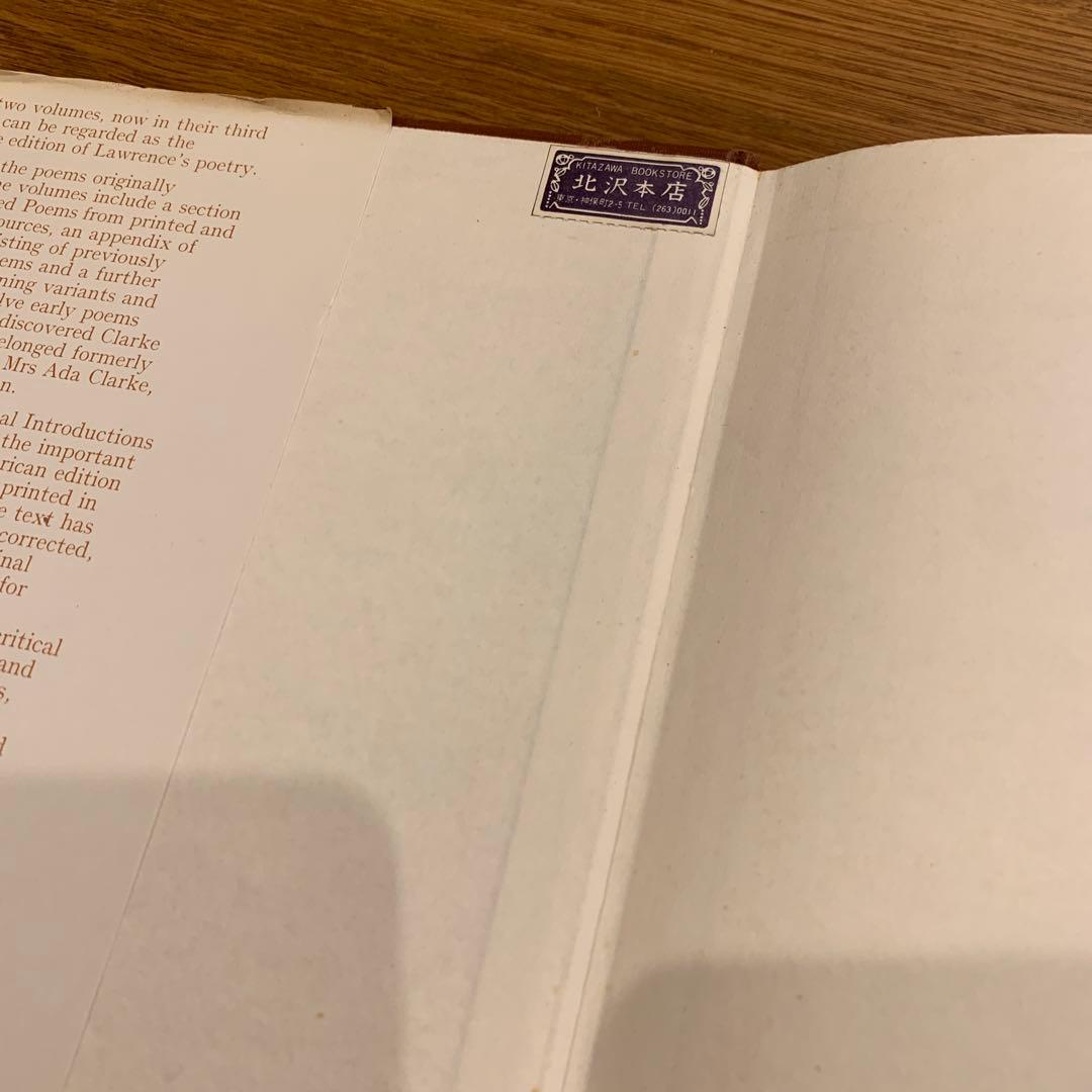 洋書 Complete Poems of D. H Lawrence Vols 1&2