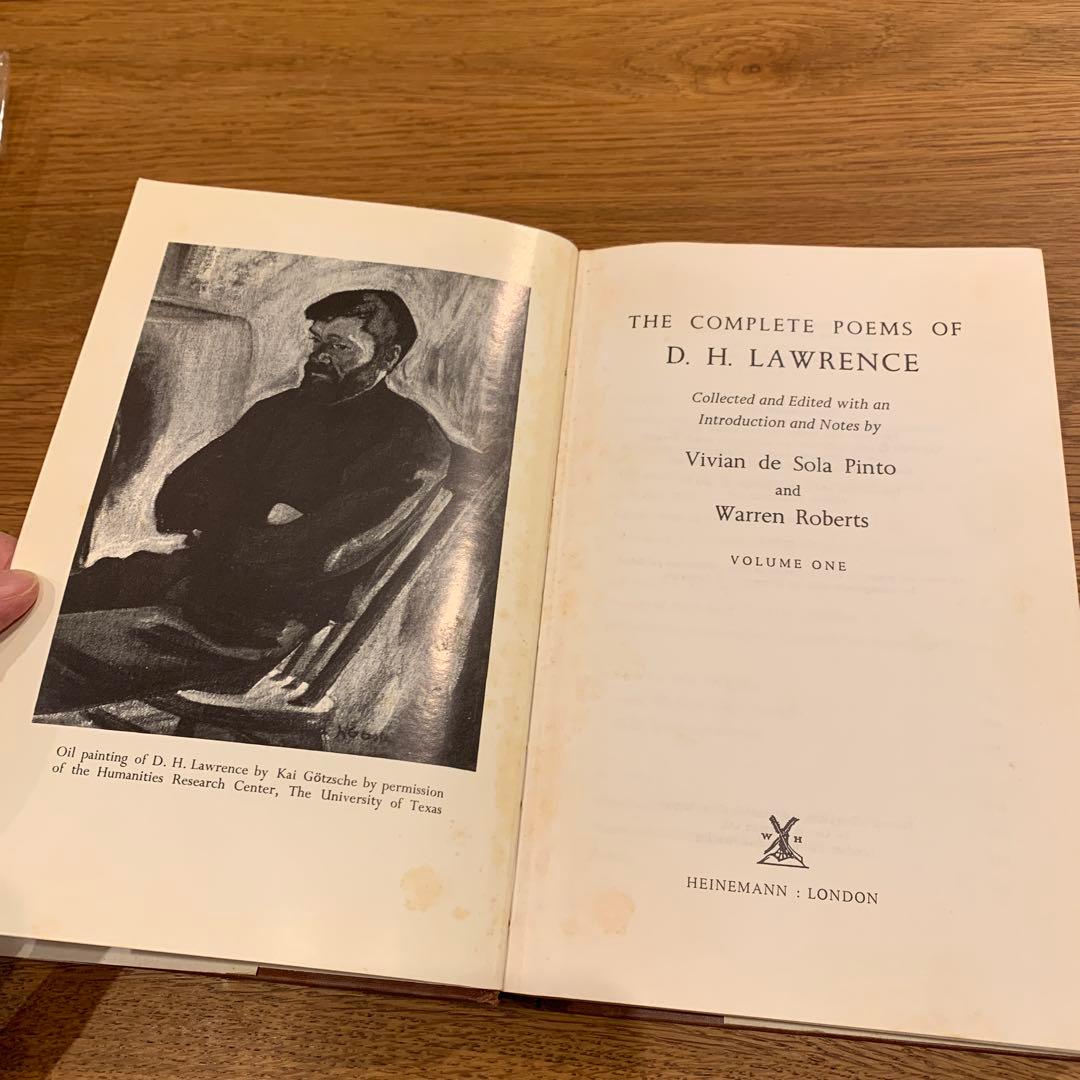 洋書 Complete Poems of D. H Lawrence Vols 1&2