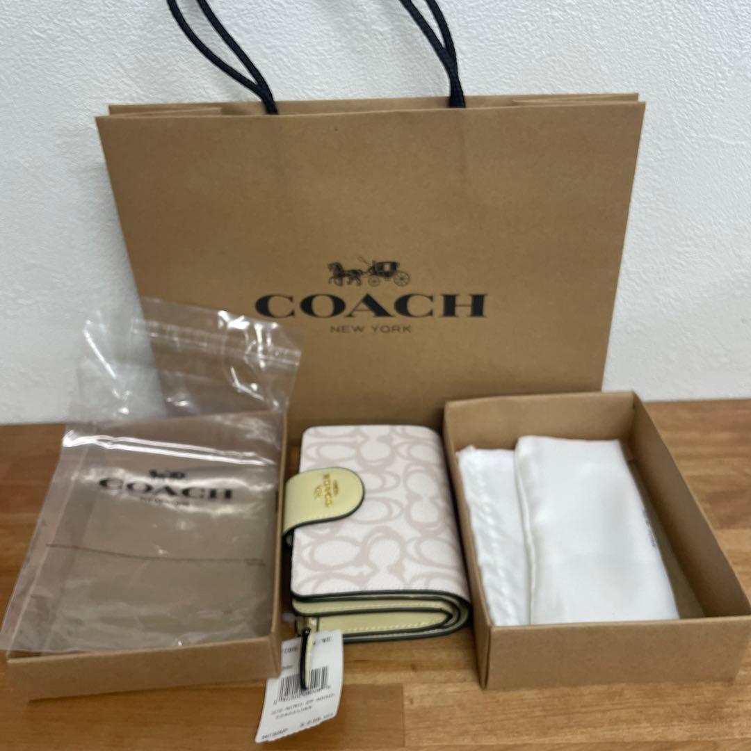 COACH コーチ 二つ折り財布 ミニ財布 CW786