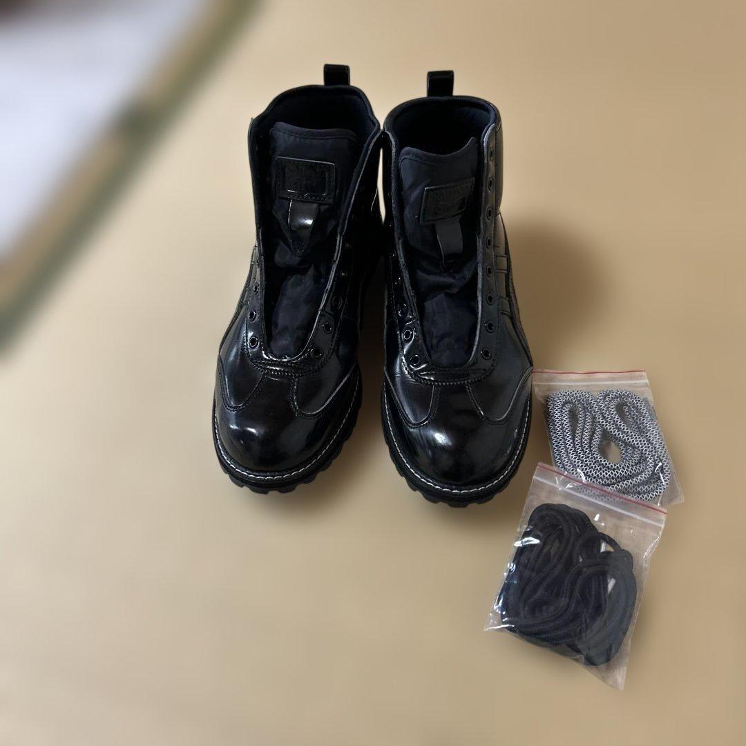 おにつかタイガーブーツ　靴紐未使用2本