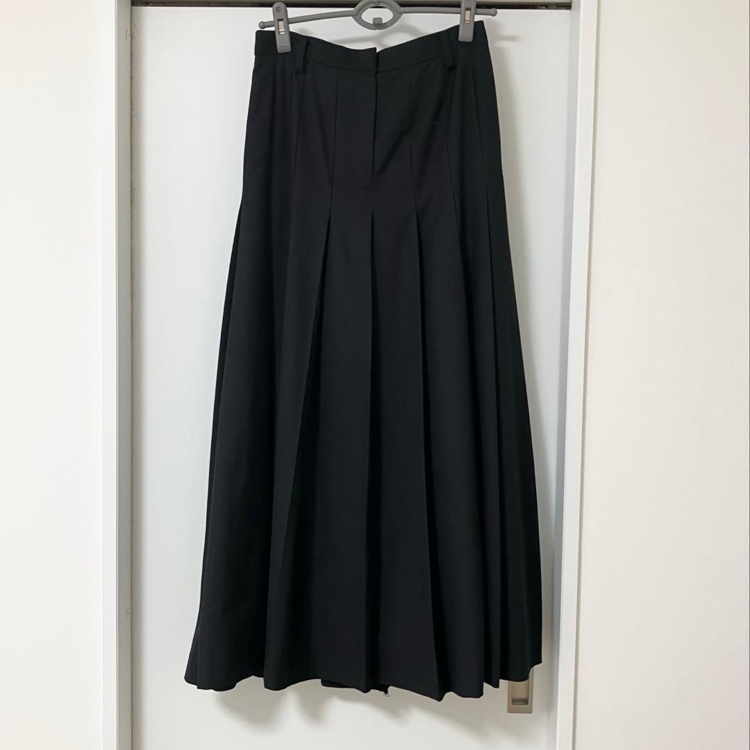 【美品】CLANE LONG WIDE PLEATS SKIRT