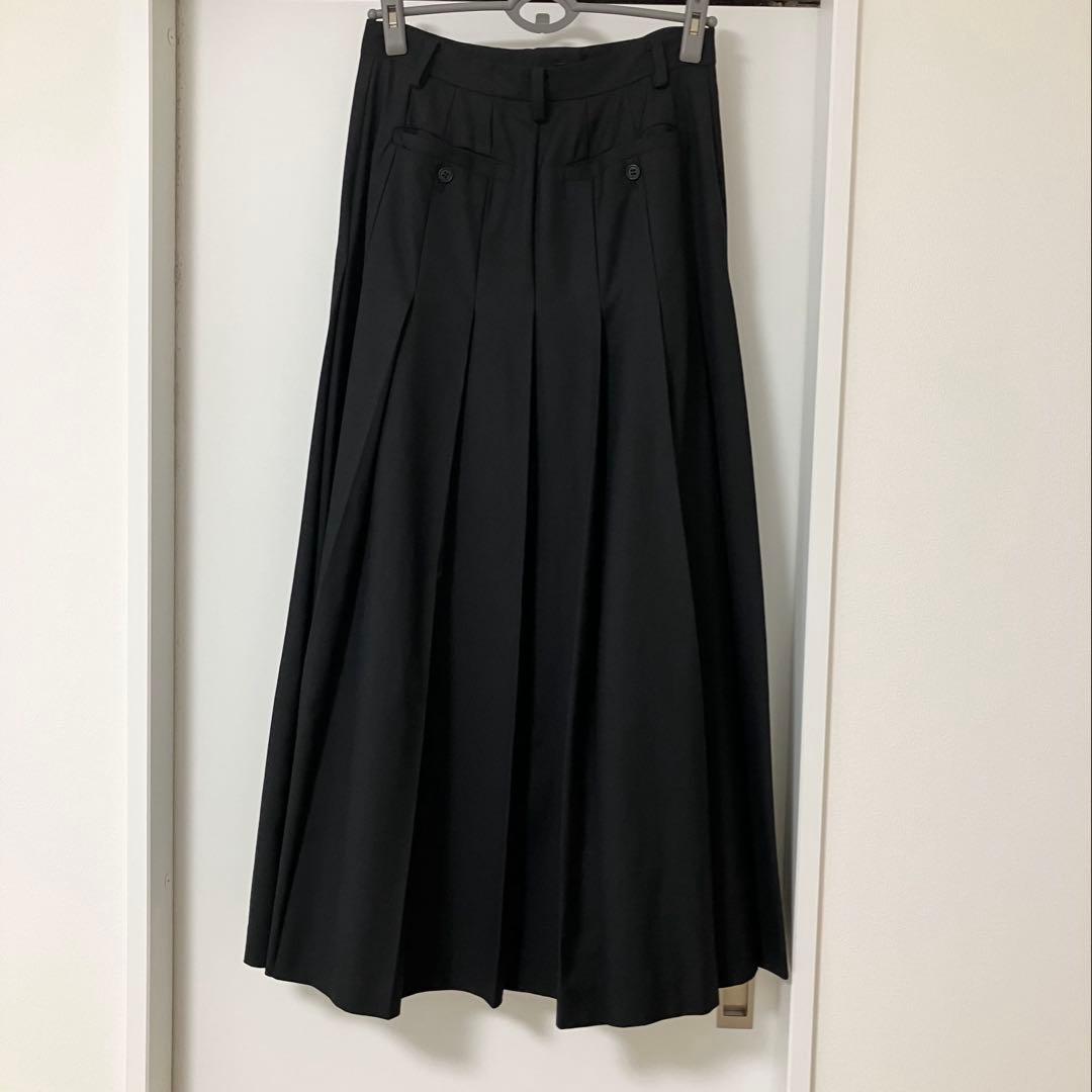 【美品】CLANE LONG WIDE PLEATS SKIRT