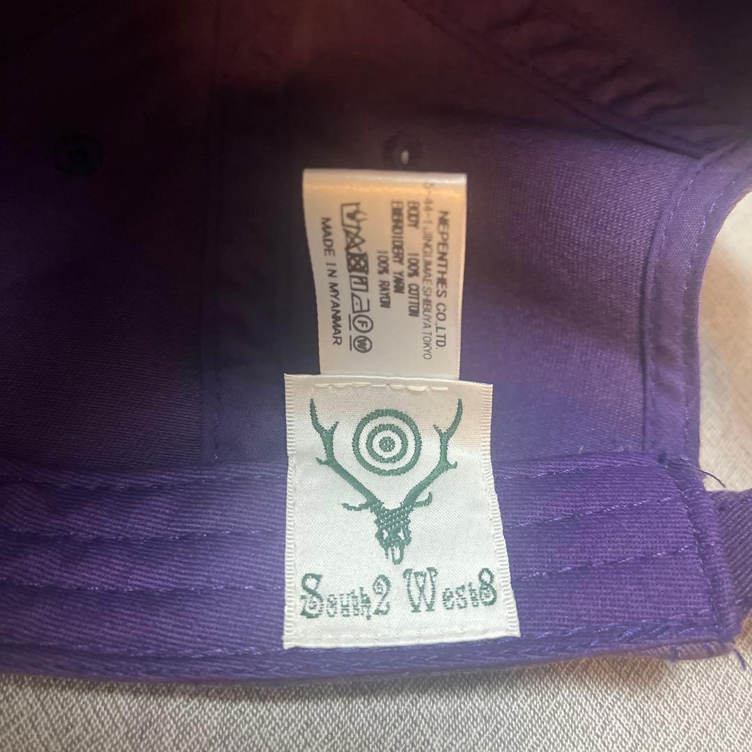 south2west8キャップ　紫