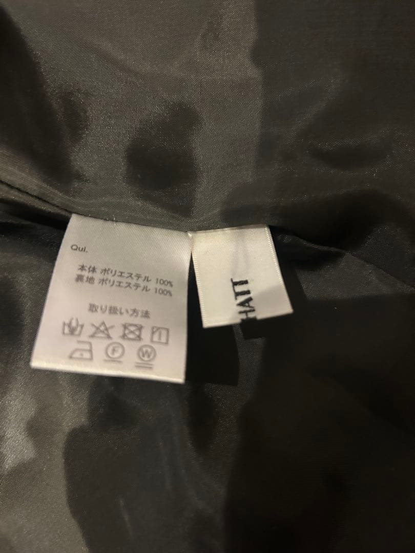 マチャット　machatt シアーダンボールスカート　黒