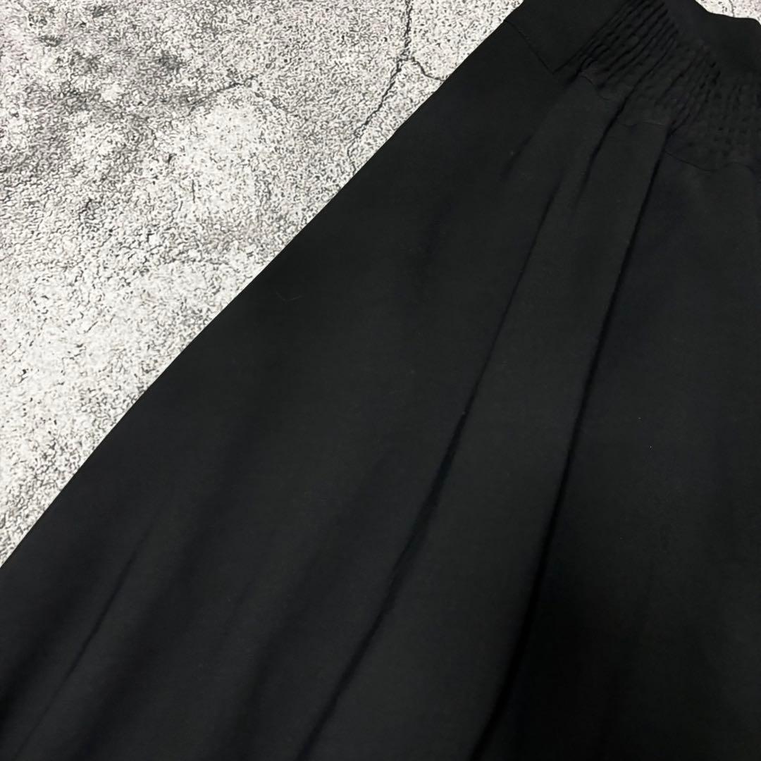 COMMEdesGARCONS アシンメトリースカート　チュール　ウールギャバ