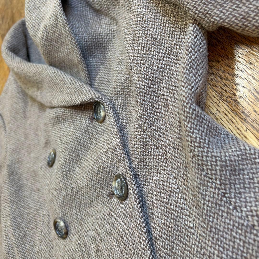 RALPH LAURENジャケット ウール混 ペプラム ヘリンボーンM