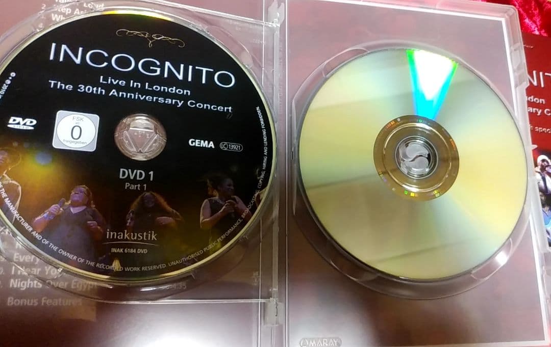 【DVD】インコグニート/ライブ 30th Aniv.Concert