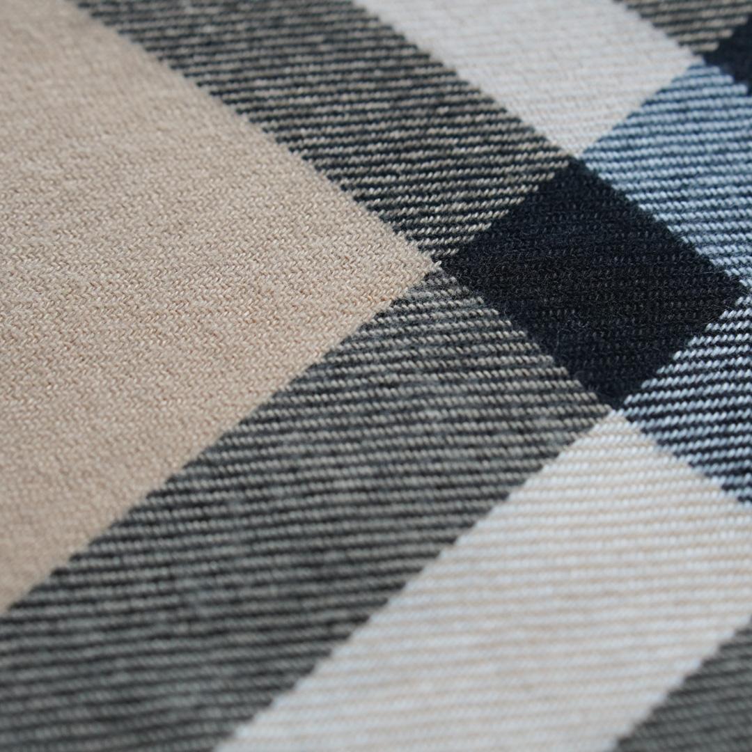 Burberry バーバリー 大判ロング ノバチェックマフラー ウール ベージュ