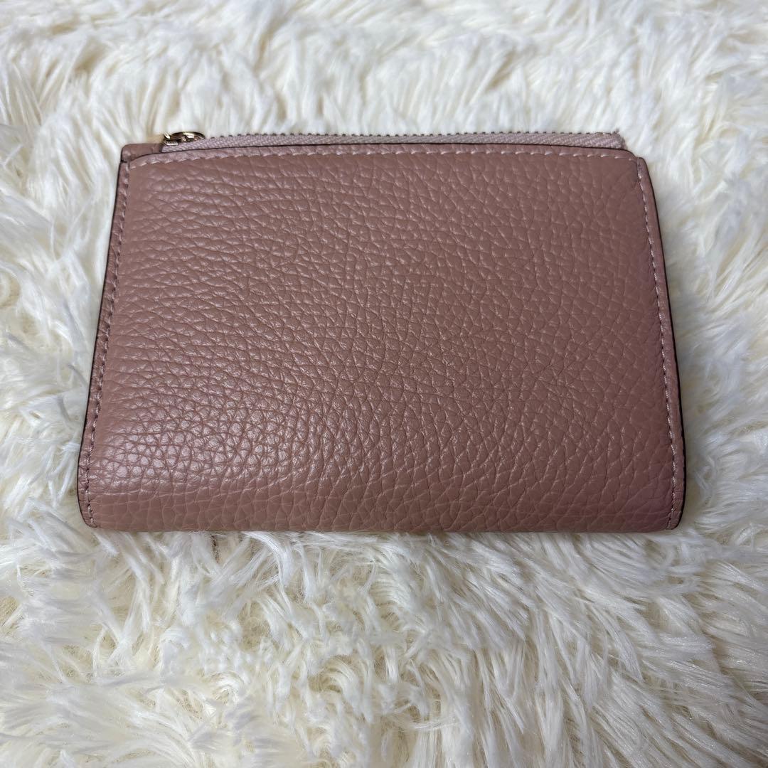 【極美品】フルラ 二つ折り財布 ベージュ ピンクベージュ　FURLA