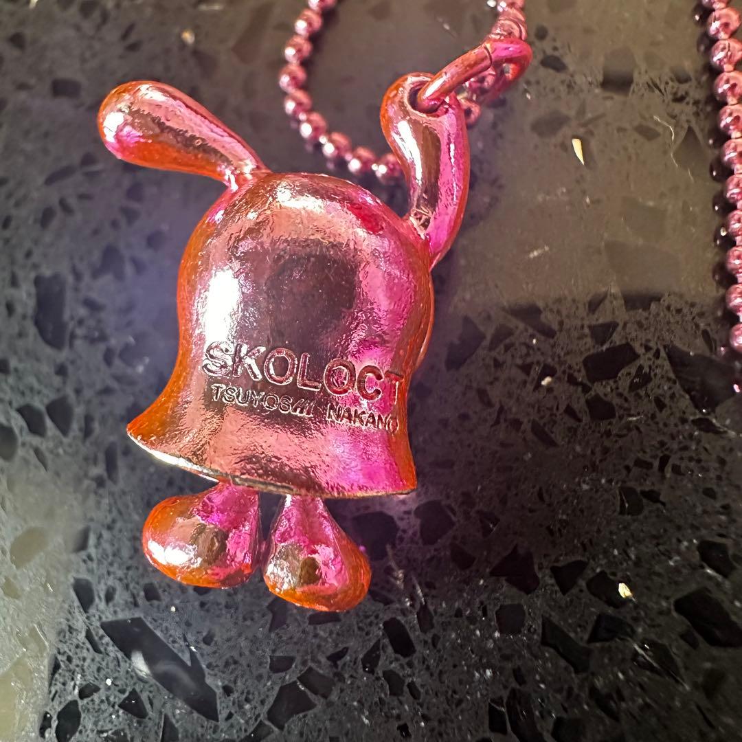 SKOLOCT スコロクト 3D ネックレス ピンク　necklace pink