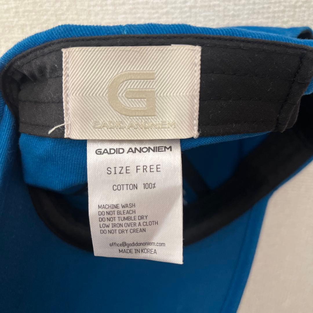 鯨さん専売 Gadid anoniem LUKE / BLUE キャップ