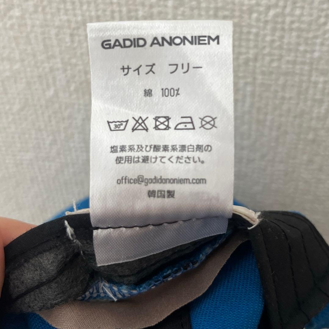 鯨さん専売 Gadid anoniem LUKE / BLUE キャップ
