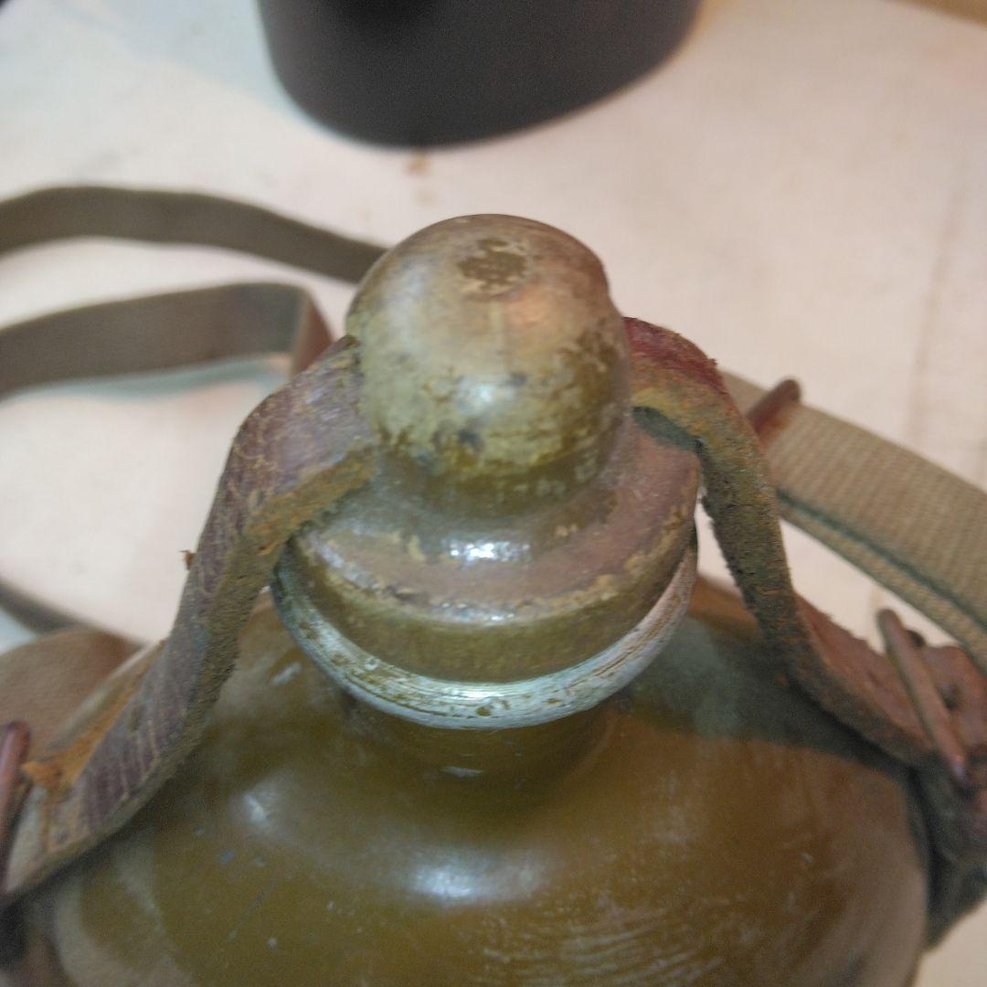 日本軍水筒　飯ごう　食器　盃
