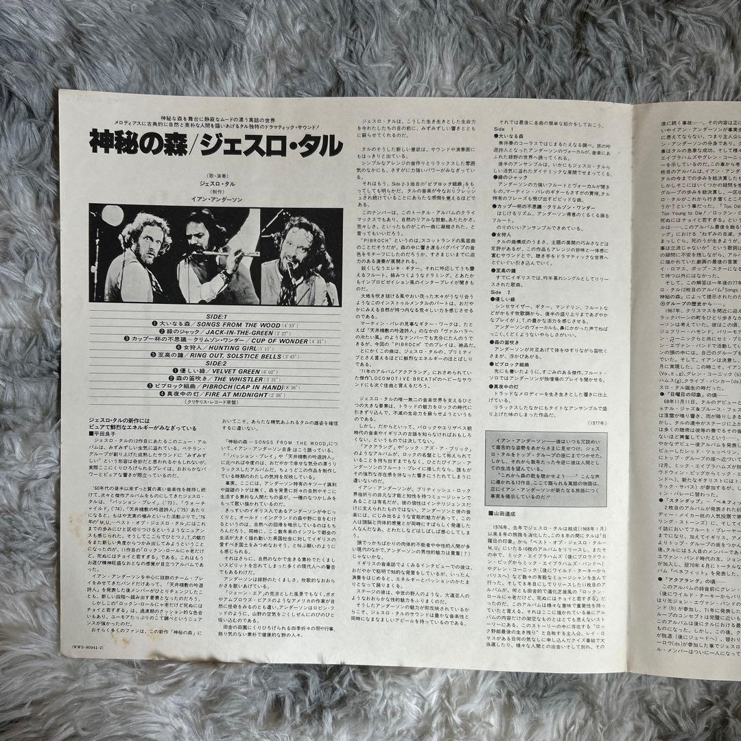 Jethro Tul ジェスロ・タル　神秘の森　初回盤