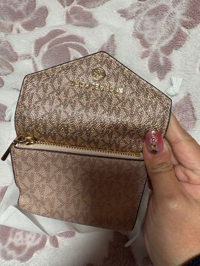 MICHAEL KORS 三つ折り財布 ピンク
