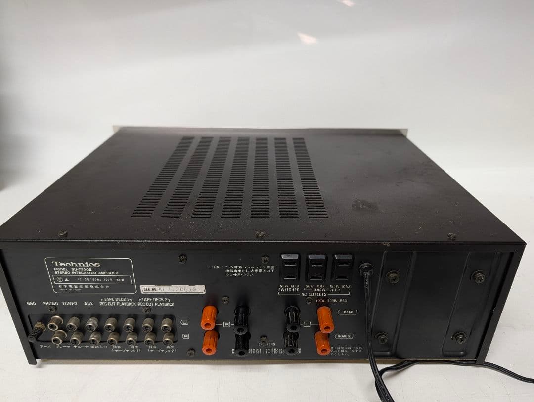 ぽ*様 Technics　テクニクス　SU-7700Ⅱ　アンプ