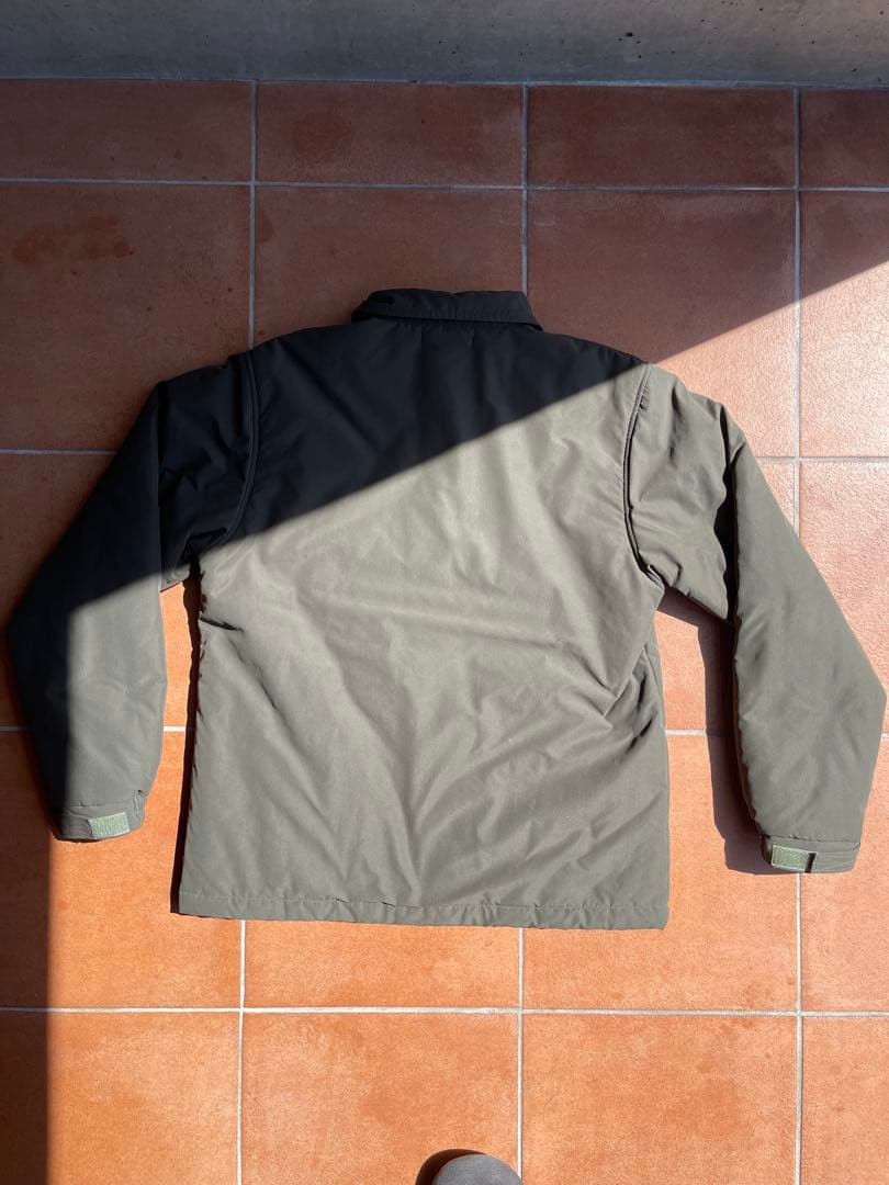 20AW/STOCK MANJACKET POLY.TUSSAH中綿ジャケット