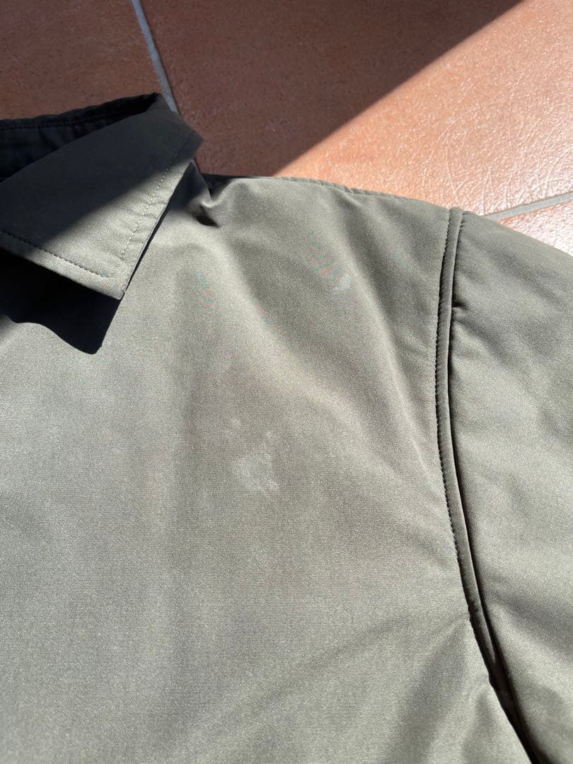 20AW/STOCK MANJACKET POLY.TUSSAH中綿ジャケット