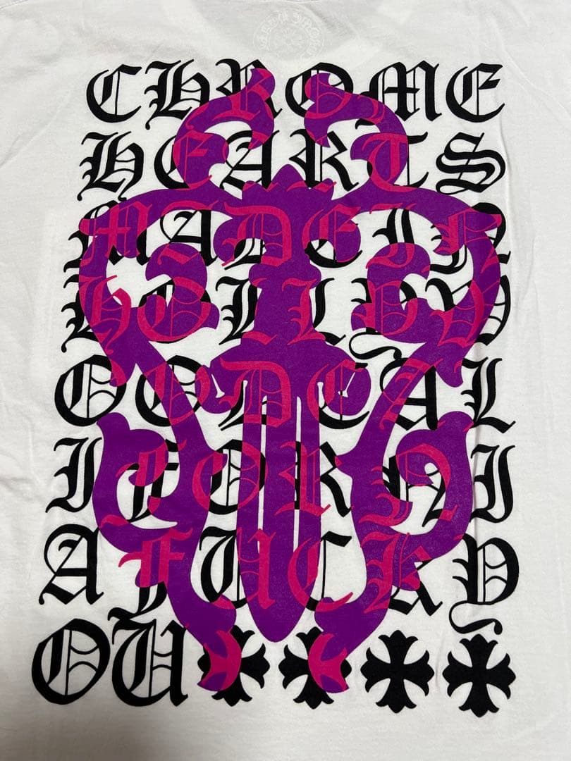 クロムハーツ ダガー アイチャート Tシャツ XL