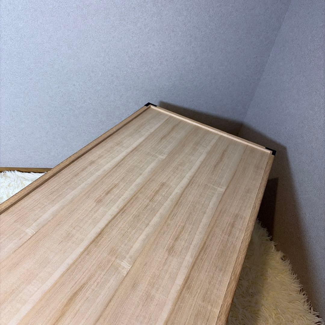 桐箪笥 桐箱 着物 衣装ケース 3段 桐タンス②