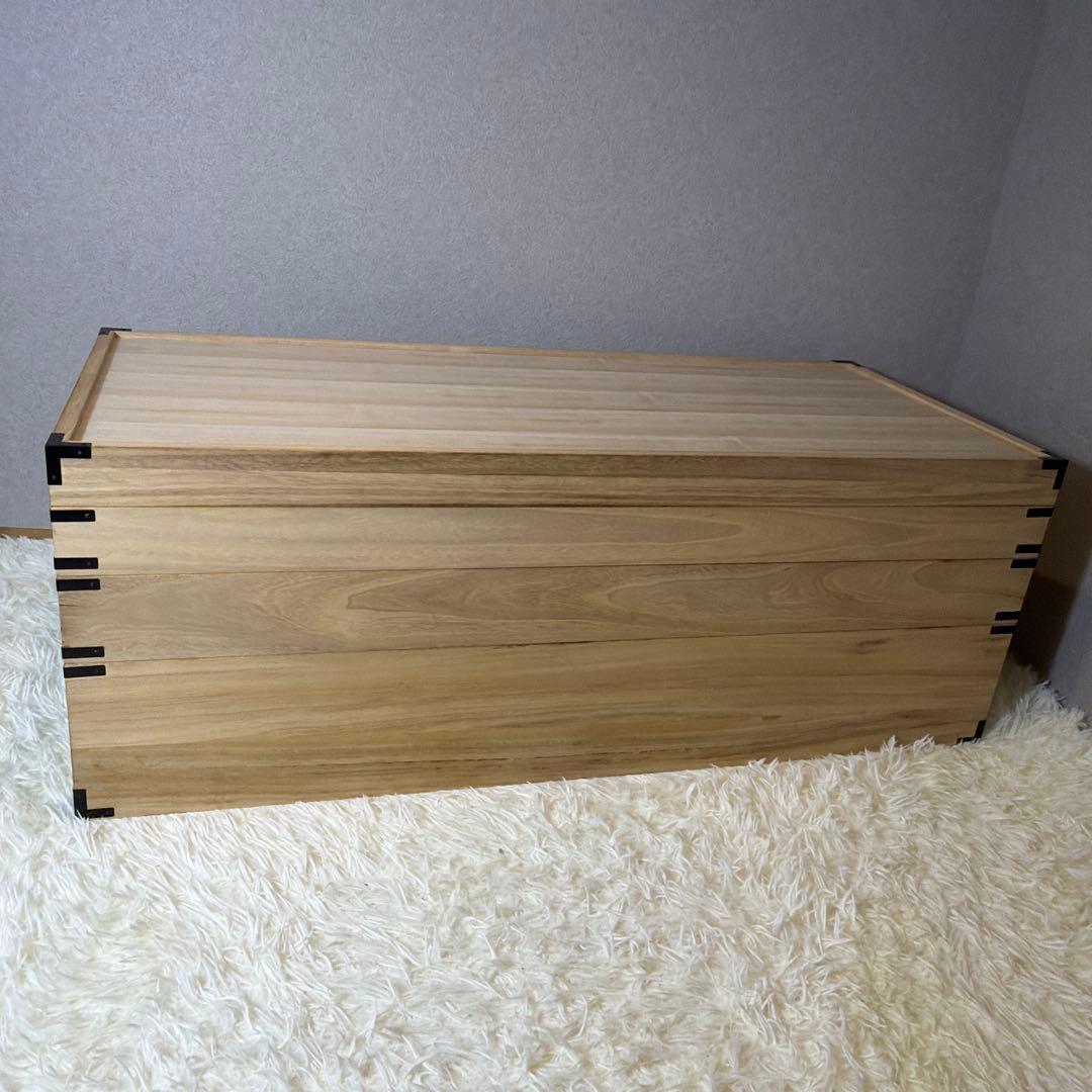 桐箪笥 桐箱 着物 衣装ケース 3段 桐タンス②