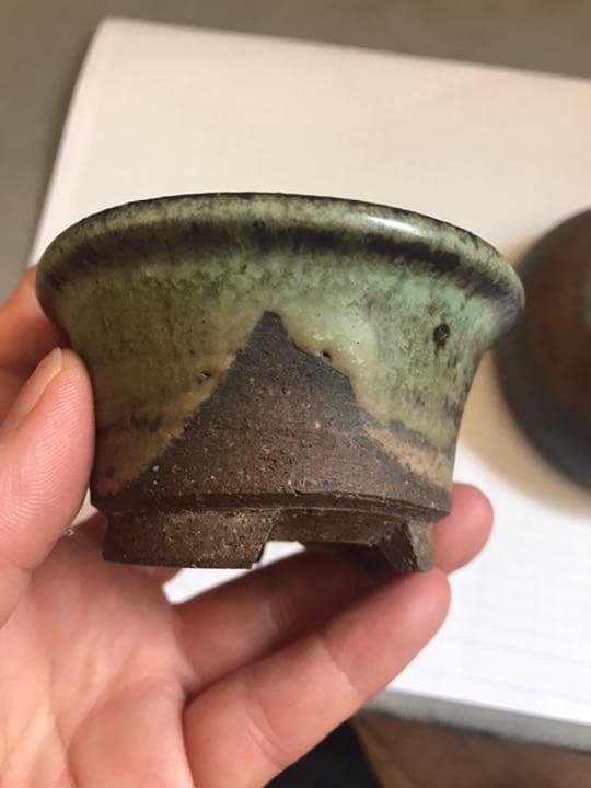 盆栽鉢　希少時代小品盆栽鉢ミニ盆栽鉢作家鉢＆光泉鉢山野草多肉植物サボテン