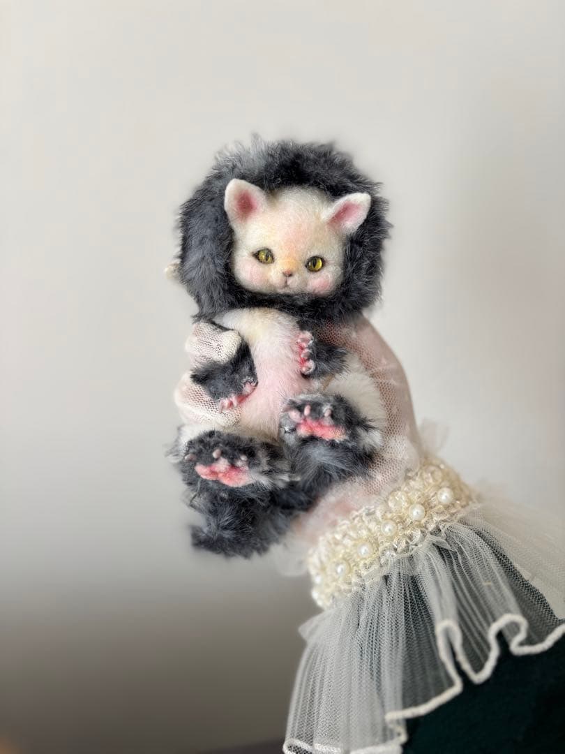 アートドール　No.066トラ猫幻獣　羊毛フェルト