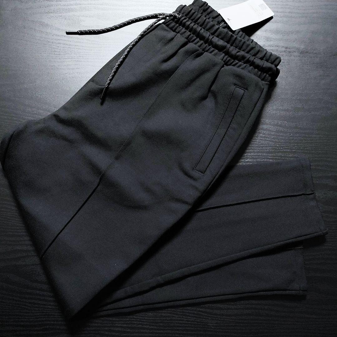 カンビオ ハイパーストレッチテーパードトラックパンツ メンズパンツ ブラック L