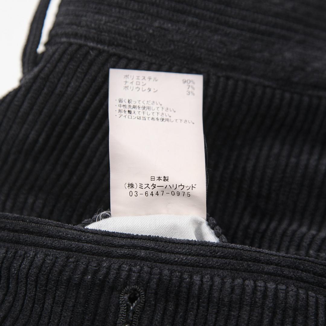 エヌハリウッド 23AW STANDARD TROUSERS 36 ブラック