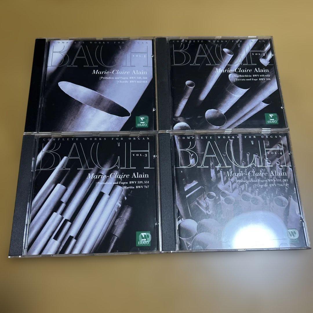 廃盤CDBOX　14CD　マリー・クレール・アラン　バッハ　オルガン作品全集