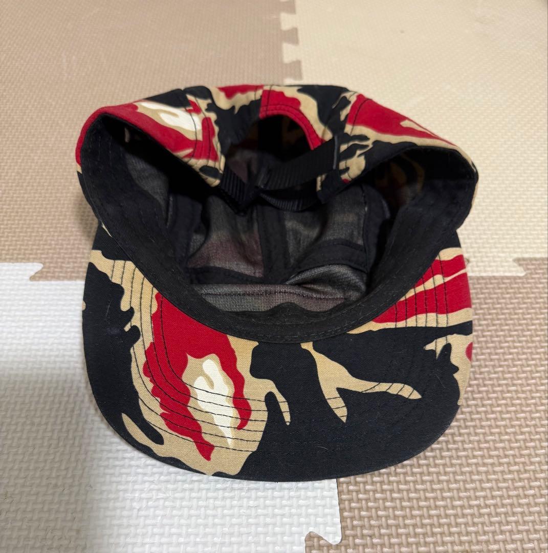 Supreme キャップ　カモフラ