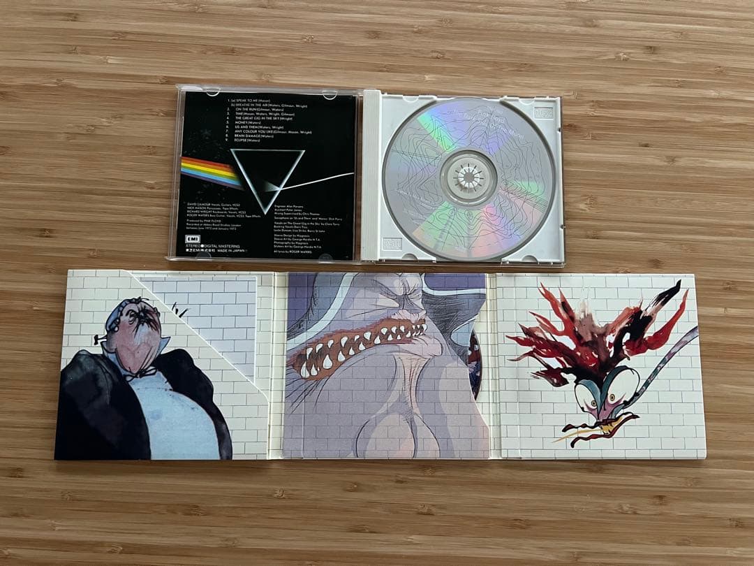 ピンク・フロイド3枚セット 狂気 ＋ ザ・ウォール(紙ジャケ) ＋ エコーズ