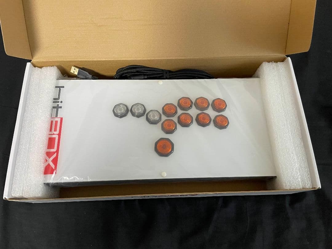 HITBOX Gamerfingerボタン換装済み 箱バッグ付属