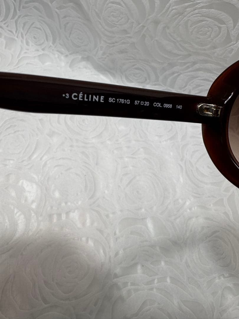 CELINE オーバーサイズサングラス ブラウン