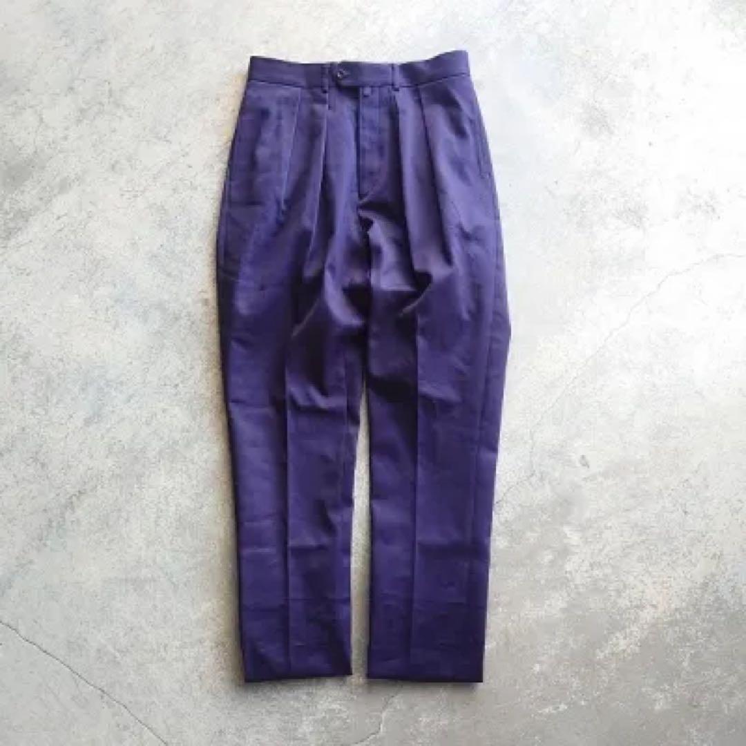 パンツ NEAT COTTON PIQUE TAPERED PANTS