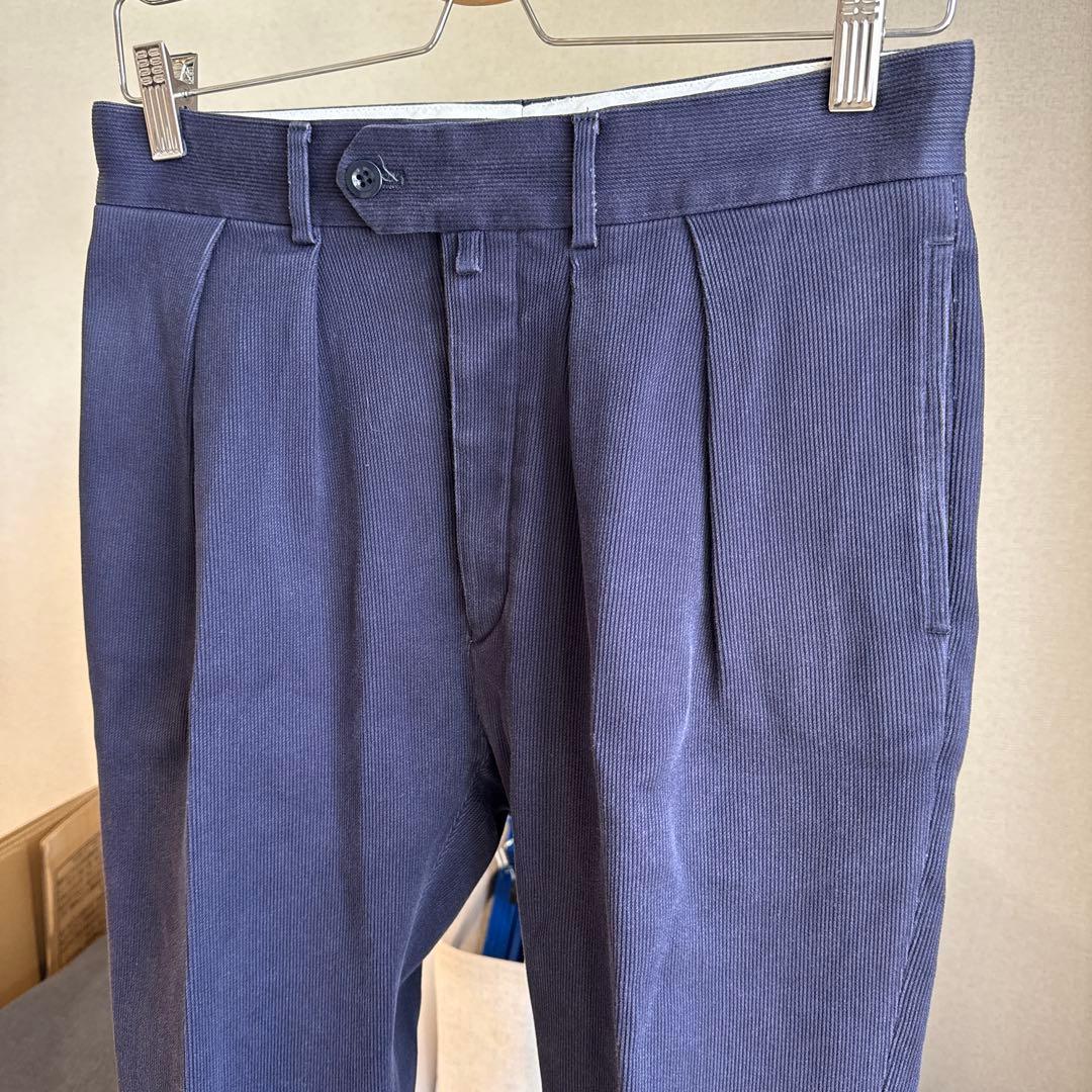 パンツ NEAT COTTON PIQUE TAPERED PANTS