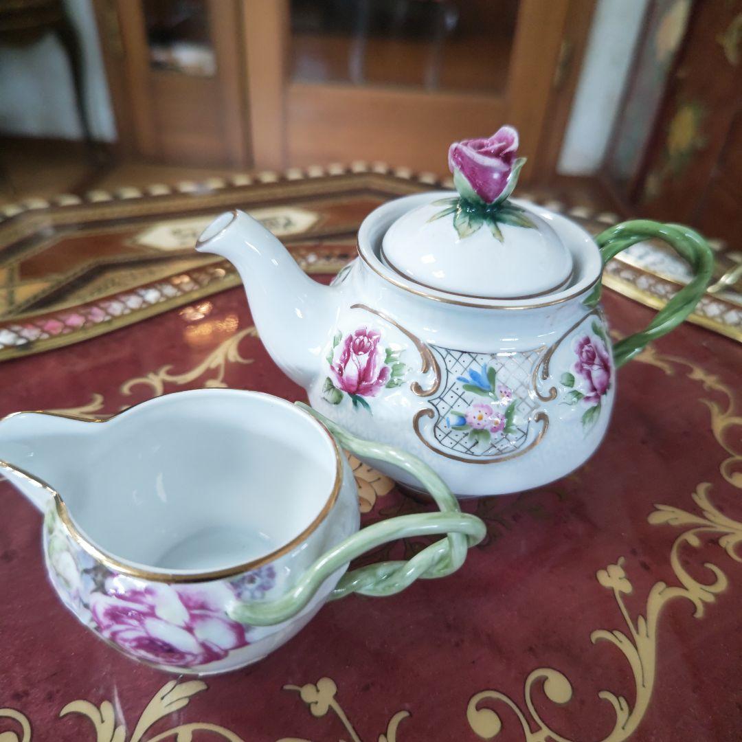ティーポットとミルクピッチャー ＃MOGA＃Remanta