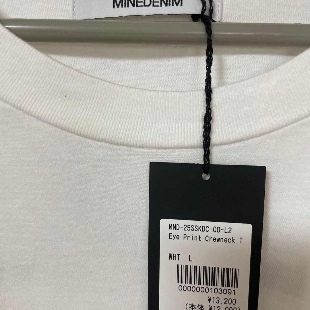 マインデニム　Eye Print Crewneck Tシャツ