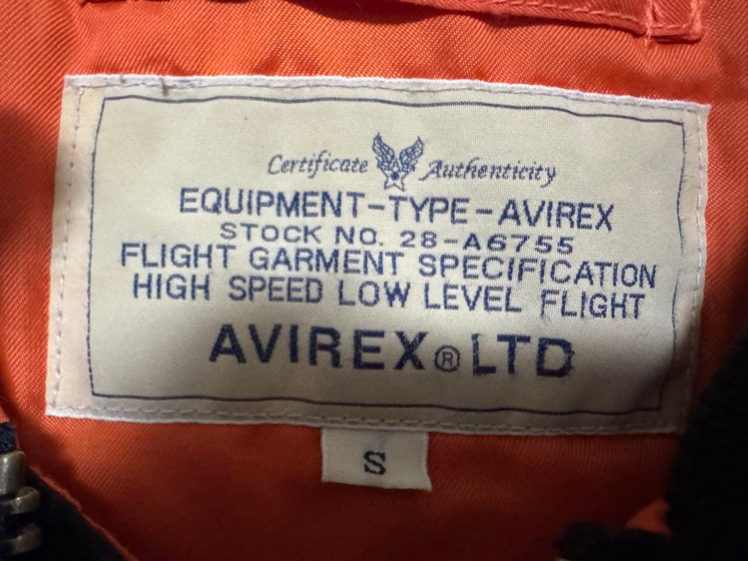 AVIREX × Disney MA-1 ミッキーマウス　Sサイズ　激レア