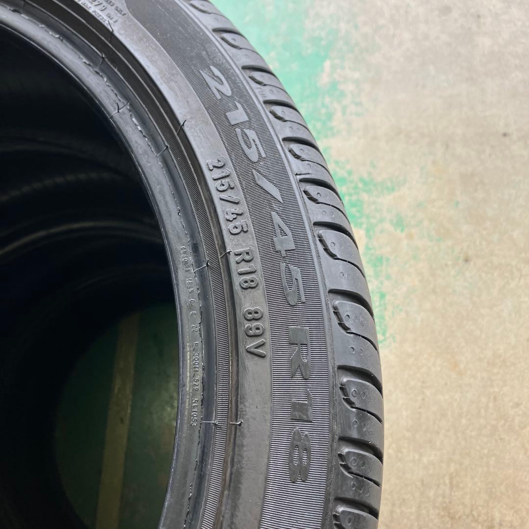 ピレリ Cinturato P7 215/45R18 21年製 4本セット