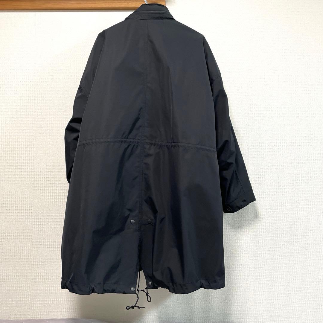 美品！　オッシュマンズ　ダブルフェイスモッズコート　ブラック　XL
