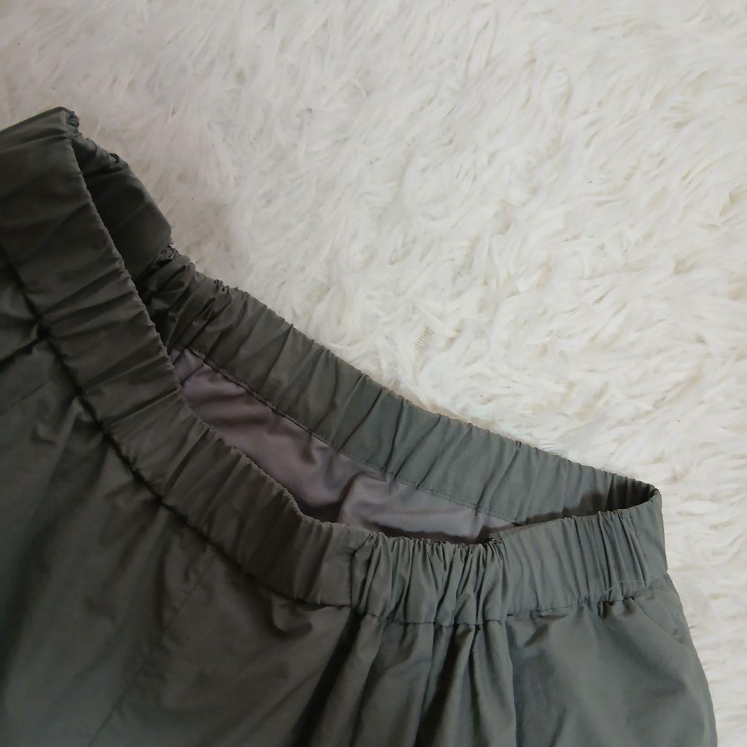 【23区】25SS 撥水加工/洗える ナイロンコットンタフタ フレア スカート
