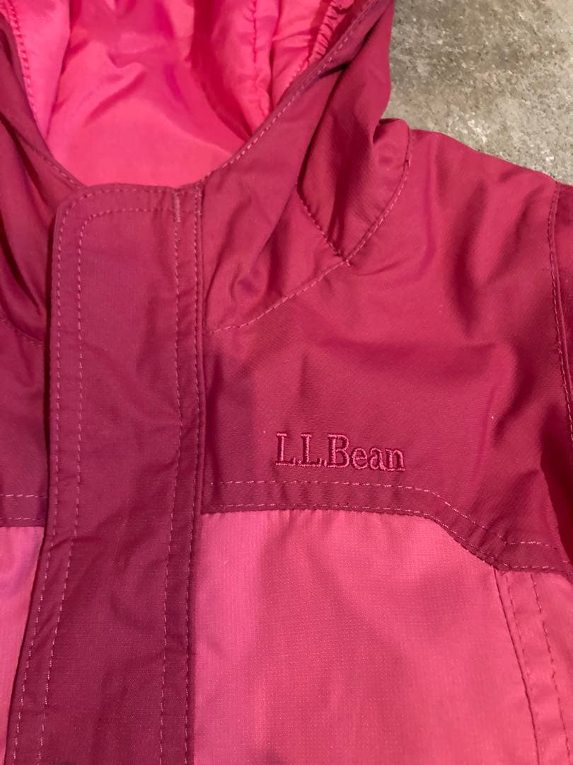 L.L.Bean キッズ　スノーウェア 3T ピンク　コールドバスター　つなぎ