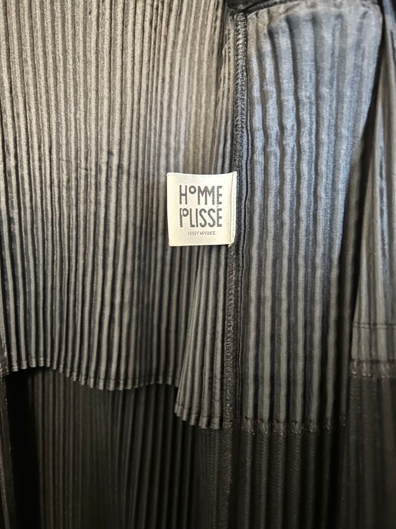 ISSEY MIYAKE HOMME PLISSE 定番プリーツジャケット黒