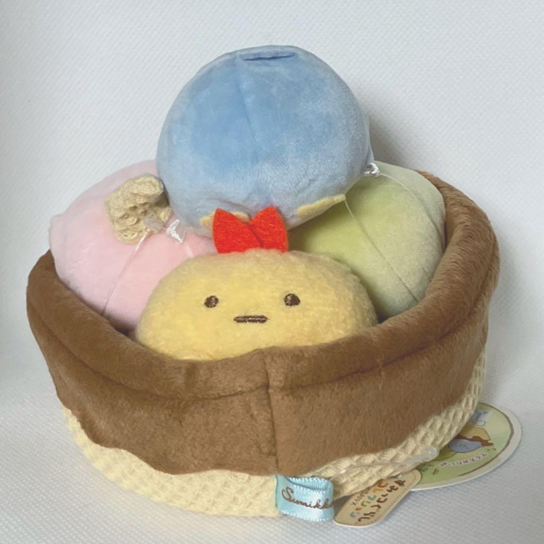 【すみっコぐらし　ぺんぺんアイスクリーム】シーンぬいぐるみ（アイス）